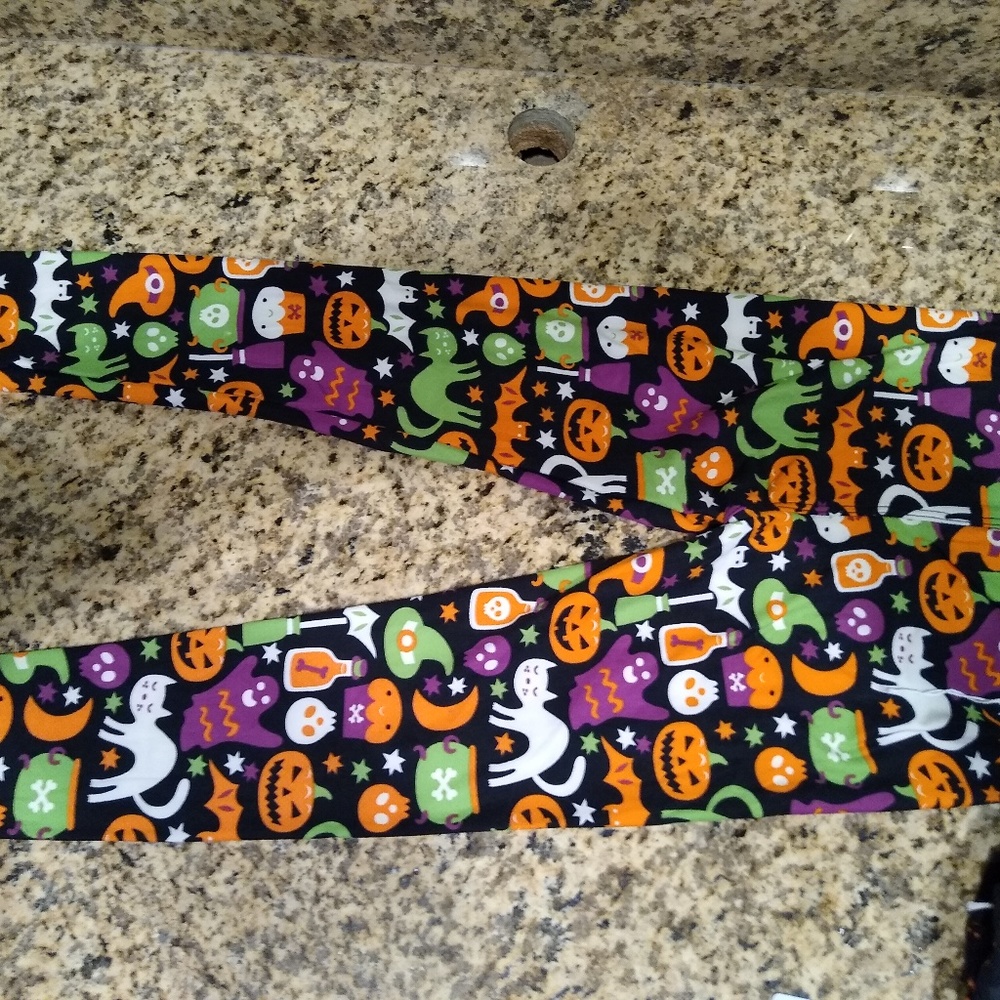 Children Halloween Leggings New Size L/XL